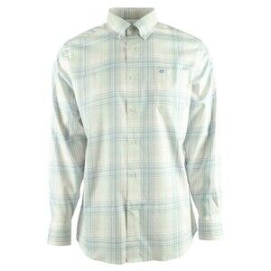 Southern Tide Gibbes Island Plaid Shirt Pink Grapefruit SM